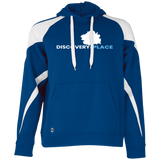 DISCOVERY PLACE LOGO 2023 DESIGN 1 229546 Athletic Colorblock Fleece Hoodie