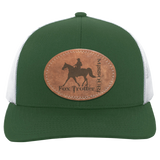 MISSOURI FOX TROTTER ON LEATHER 104C Trucker Snap Back - Patch