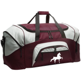 american saddlebred white 5232023 BG99 Colorblock Sport Duffel