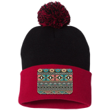 AZTEC 1 SP15 Pom Pom Knit Cap - Patch