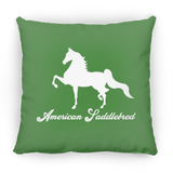 AMERICAN SADDLEBRED (DESIGN 1) WHITE 4HORSE PILLOWS THREE SIZES
