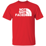 NOT SHIT FACED (WHITE) G500 5.3 oz. T-Shirt