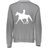 Missouri Fox Trotter LADY FINAL ART WHITE 998HBB Youth Dri-Power Fleece Crewneck Sweatshirt