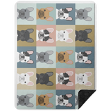 FRENCHIE BLANKET 2 BSHL Premium Black Sherpa Blanket 60x80