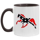Rebel on the Rail Tennessee Walking Horse Pleasure AM11OZ 11 oz. Accent Mug