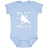RIDEWITHPRIDEWHITE 4424 Infant Fine Jersey Bodysuit