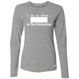 I SIT IN CELEBRATION BOX NUMBER (WHITE) 64LTTX Ladies’ Essential Dri-Power Long Sleeve Tee