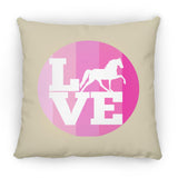 LOVE TWH PLEASURE SHADES OF PINK ZP18 Large Square Pillow