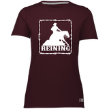 REINING STYLE 1 (WHITE) 4HORSE 64STTX Ladies’ Essential Dri-Power Tee