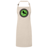 Tennessee Walking Horse  PERFORMANCE LIME GREEN BLACK LACE RP150 Sustainable Unisex Bib Apron