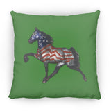Tennessee Walking Horse Performance All American ZP18 Large Square Pillow