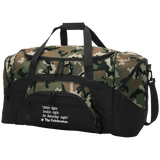 SITTIN TIGHT LOOKIN RIGHT (WHT) BG99 Colorblock Sport Duffel