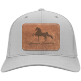 AMERICAN SADDLEBRED ON LEATHER CP80 Twill Cap - Patch