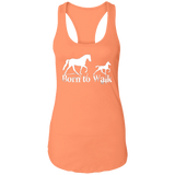 BORN TO WALK NL1533 Ladies Ideal Racerback Tank
