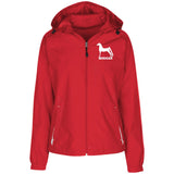 Morgan LST76 Ladies' Jersey-Lined Hooded Windbreaker