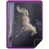 PALOMINO HORSE 1 BSHL Premium Black Sherpa Blanket 60x80