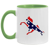 Rebel on the Rail Tennessee Walking Horse Performance AM11OZ 11 oz. Accent Mug