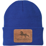 AMERICAN SADDLEBRED ON LEATHER CP90 Knit Cap - Patch
