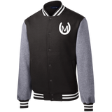 MANES RANCH (white) ST270 Fleece Letterman Jacket