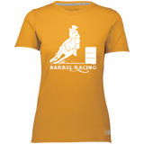 BARREL RACING STYLE 1 (WHITE) 4HORSE 64STTX Ladies’ Essential Dri-Power Tee