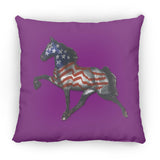 Tennessee Walking Horse Performance All American ZP16 Medium Square Pillow