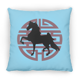 SADDLEBRED JAPANESE ART PILLOWS THREE SIZES