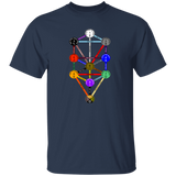 KABBAHLAH TREE OF LIFE 4HORSE G500 5.3 oz. T-Shirt