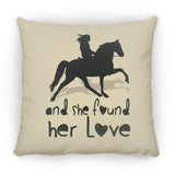 SHE FOUND HER LOVE (TWH pleasure)Bblack art ZP16 Medium Square Pillow