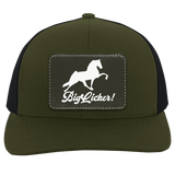 BIG LICKER PATCH HATTRUCKER HAT ( THREE SHAPES-12 COLORS AND STYLES)