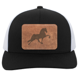 TENNESSEE WALKING HORSE PERFORMANCE LEATHER 104C Trucker Snap Back - Patch