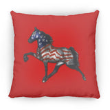 Tennessee Walking Horse Performance All American ZP18 Large Square Pillow