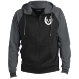 MANES RANCH (white) ST236 Men's Sport-Wick® Full-Zip Hooded Jacket