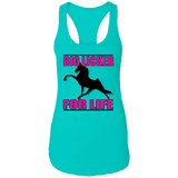 Big Licker for Life Pink NL1533 Ladies Ideal Racerback Tank