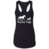 BORN TO WALK NL1533 Ladies Ideal Racerback Tank