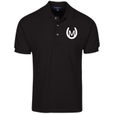 MANES RANCH (white) K420 Cotton Pique Knit Polo