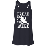 FREAK OF THE WEEK (WHITE) B8800 Flowy Racerback Tank