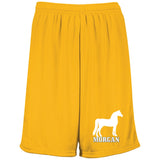 MORGAN 2 1844 Moisture-Wicking 9 inch Inseam Mesh Shorts