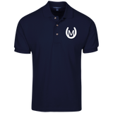 MANES RANCH (white) K420 Cotton Pique Knit Polo
