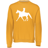 Missouri Fox Trotter LADY FINAL ART WHITE 698HBM Dri-Power Fleece Crewneck Sweatshirt