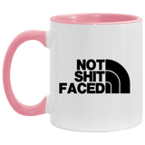 NOT SHIT FACED (BLK) AM11OZ 11 oz. Accent Mug
