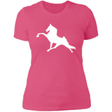 Tennessee Walking Horse Performance (WHITE) NL3900 Ladies' Boyfriend T-Shirt