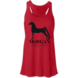 MORGAN STYLE 1 4HORSE B8800 Flowy Racerback Tank