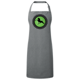 Tennessee Walking Horse  PERFORMANCE LIME GREEN BLACK LACE RP150 Sustainable Unisex Bib Apron