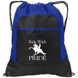 RIDEWITHPRIDEWHITE BG611 Pocket Cinch Pack