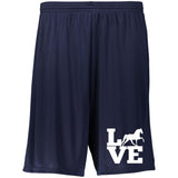 Love (TWH Pleasure) 2782 Moisture-Wicking 9 inch Inseam Training Shorts