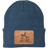 TURNIN AND BURNIN ON LEATHER CP90 Knit Cap - Patch