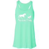 BORN TO WALK B8800 Flowy Racerback Tank