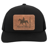 MISSOURI FOX TROTTER ON LEATHER 104C Trucker Snap Back - Patch