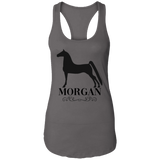 MORGAN STYLE 1 4HORSE NL1533 Ladies Ideal Racerback Tank