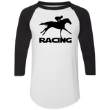 RACING (BLACK) 4HORSE 4420 Colorblock Raglan Jersey